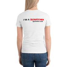 Short sleeve women's t-shirt - IPO Lotto w/ I'ma Scratcher Back