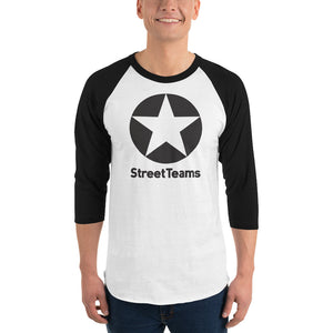 StreetTeams Star 3/4 sleeve raglan shirt